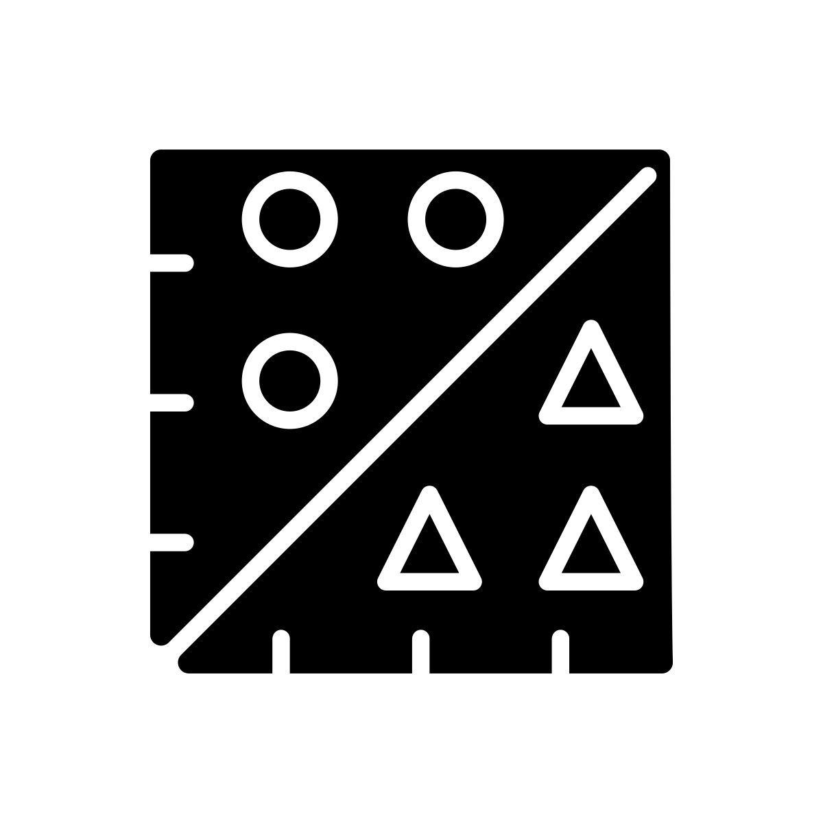 analytics of data mining process icon