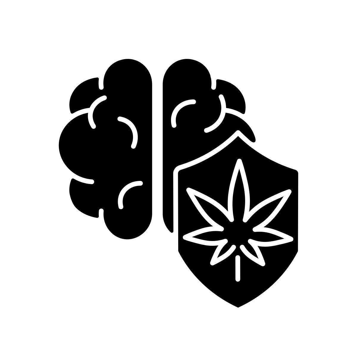 brain protection icon