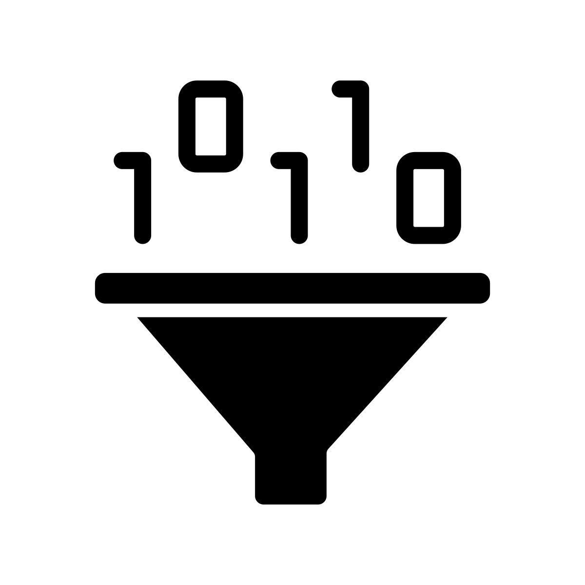 filter for data mining icon