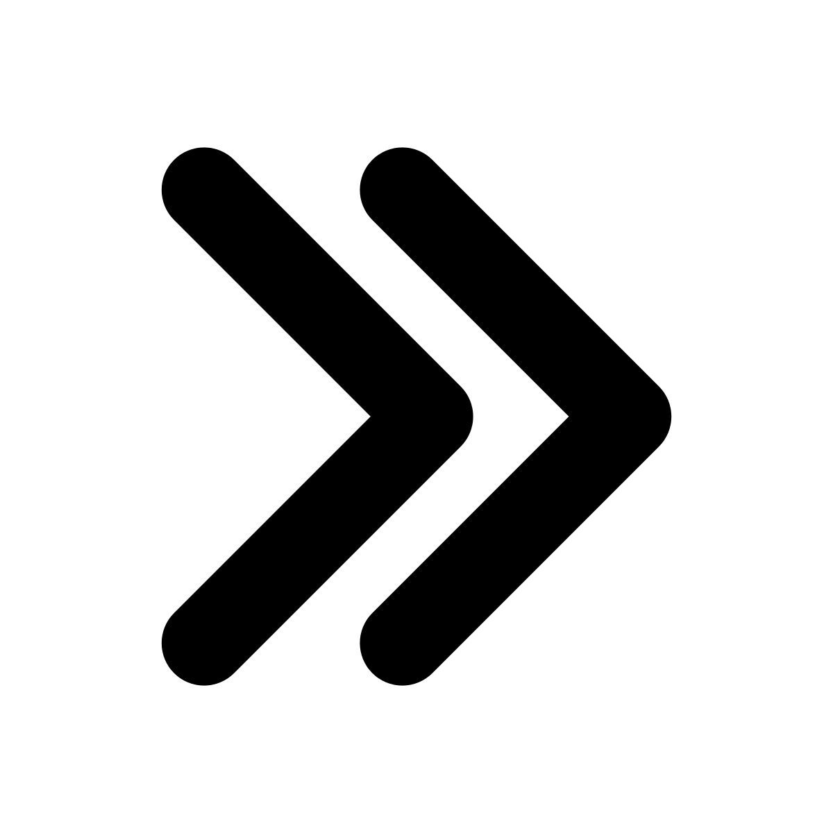 right double arrow icon