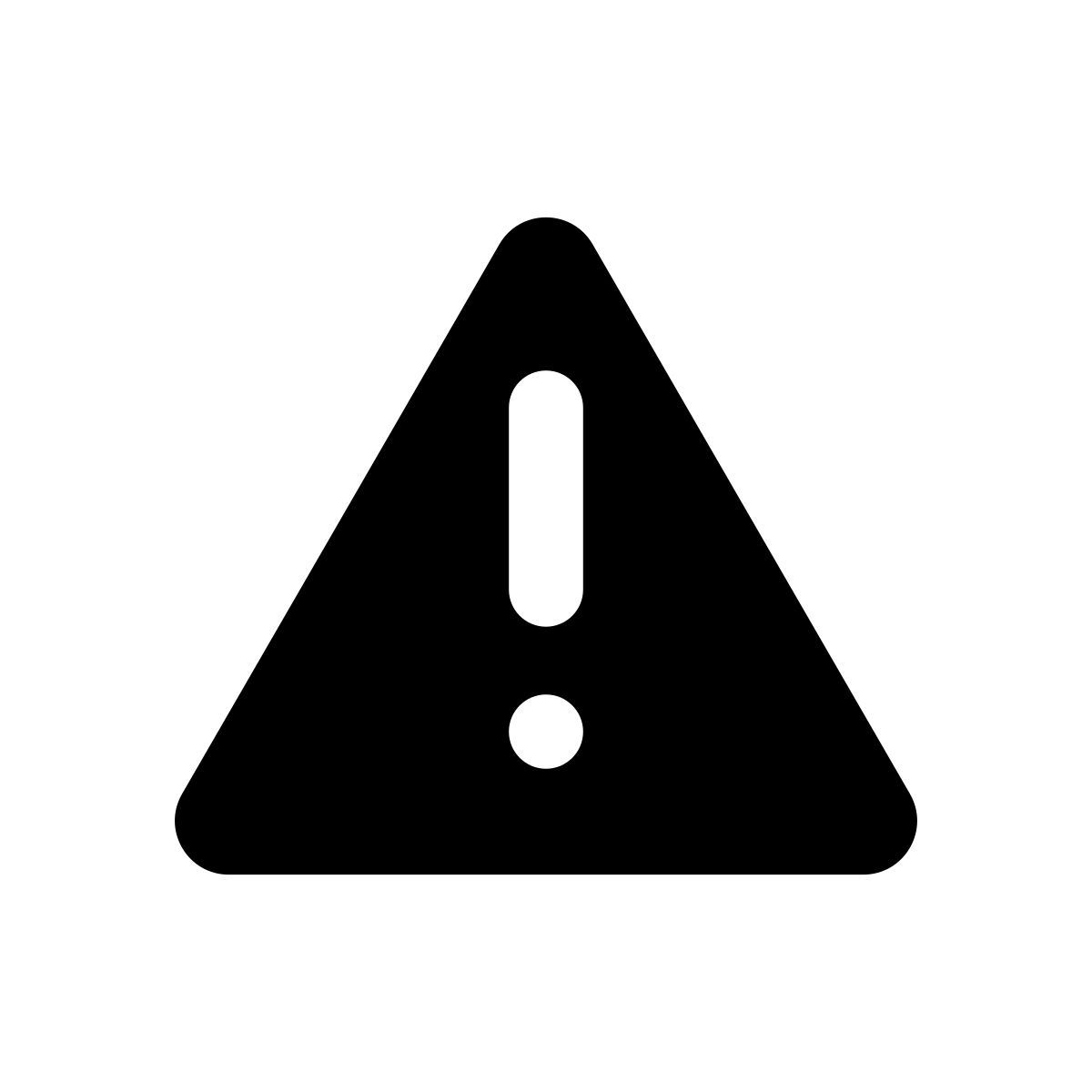 panneau d'avertissement en forme de triangle icon