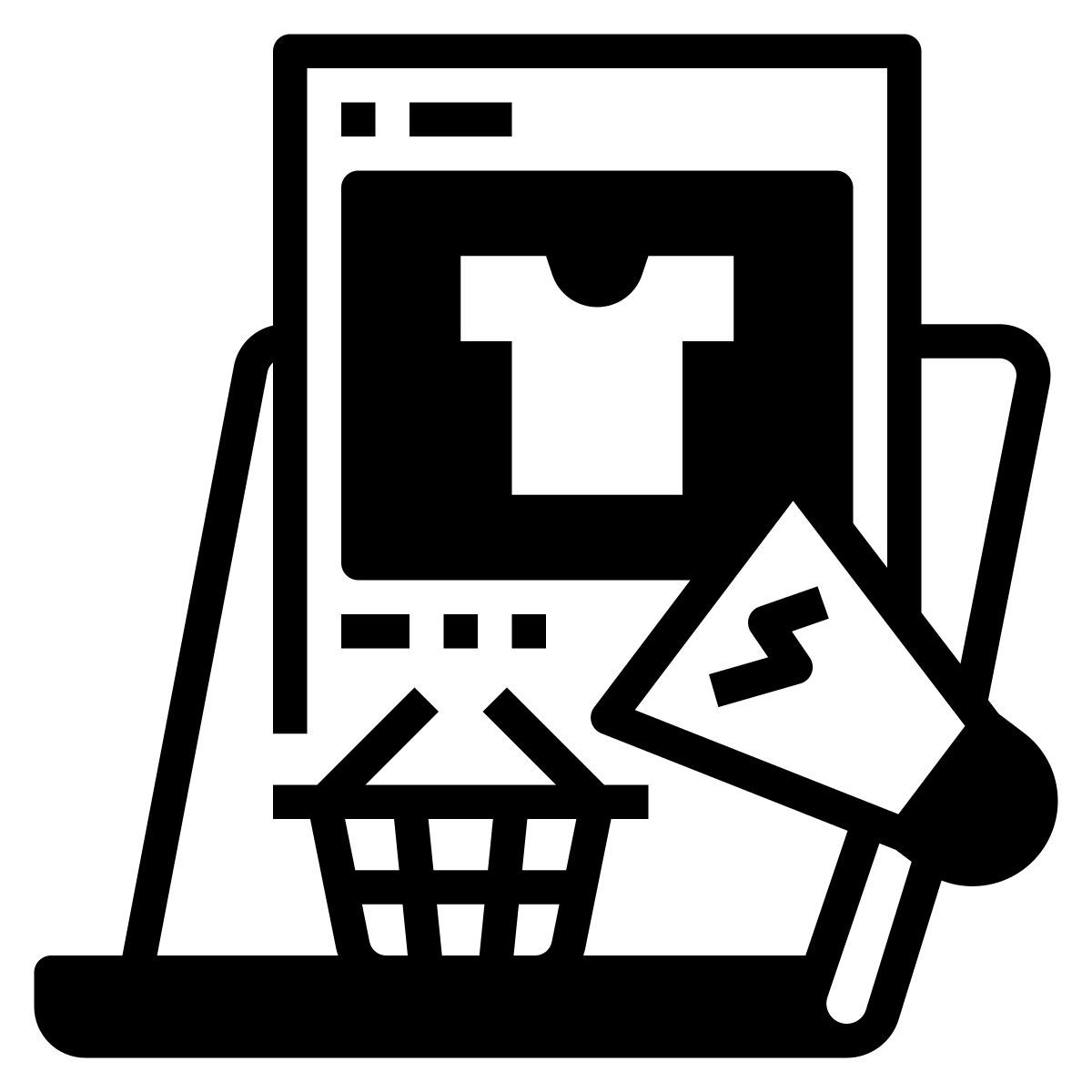 commercio elettronico icon