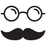 external eyeglasses-fathers-day-2-glyph-zulfa-mahendra icon