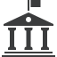 external building-law-crime-and-justice-glyphons-amoghdesign icon