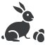 external bunny-spring-glyphons-amoghdesign icon