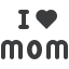 external i-mothers-day-glyphons-amoghdesign icon