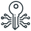 external crypto-database-and-cyber-security-good-lines-kalash icon