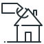 external estate-real-estate-and-property-good-lines-kalash icon
