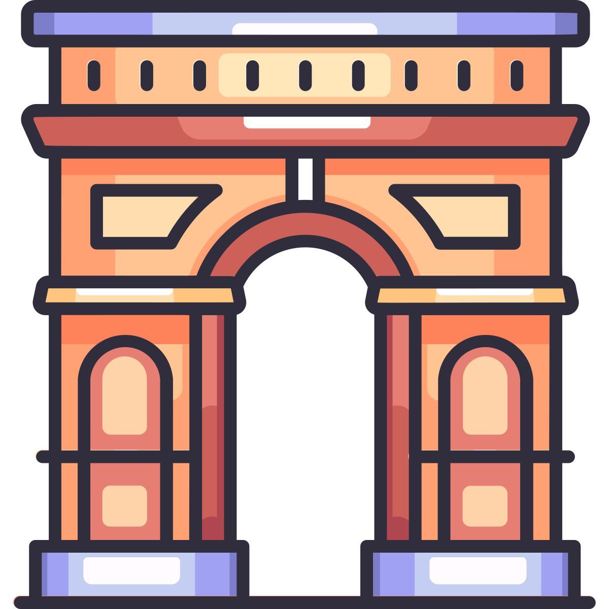 arc de triomphe icon