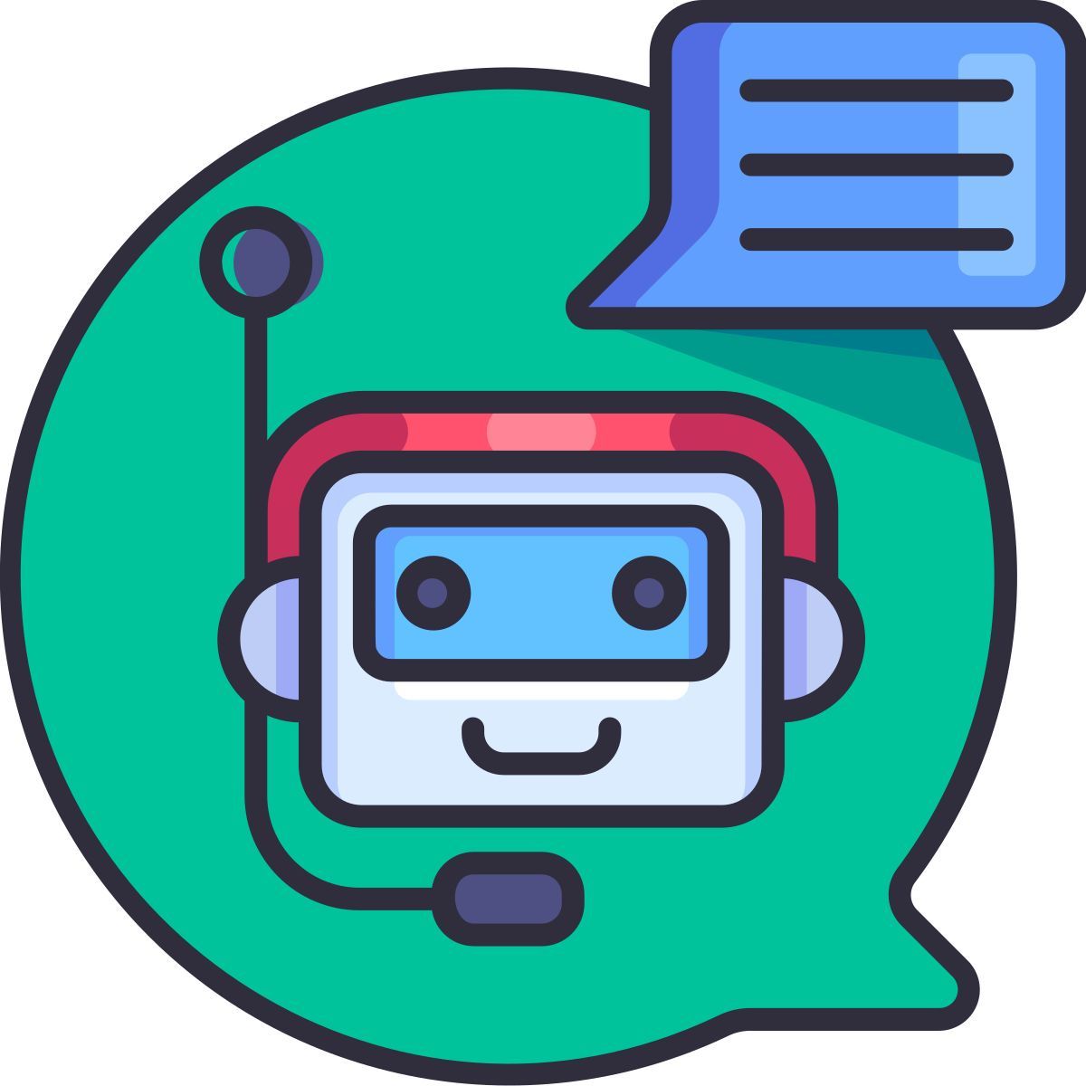 bot communication icon