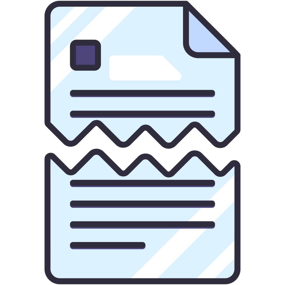 broken file icon