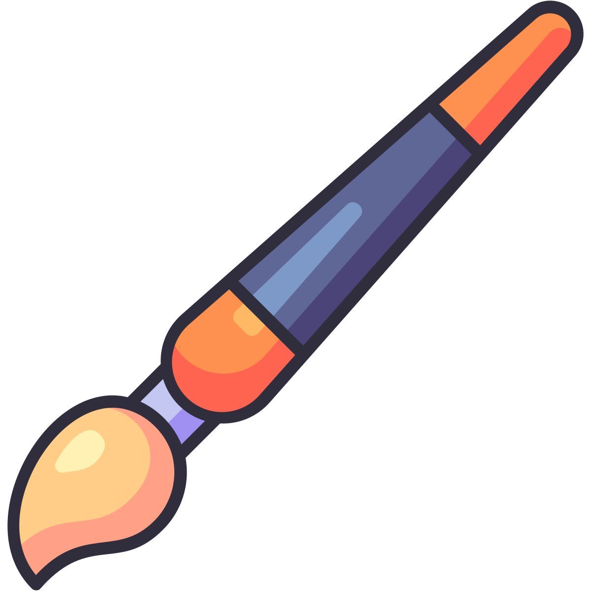 brush paint icon