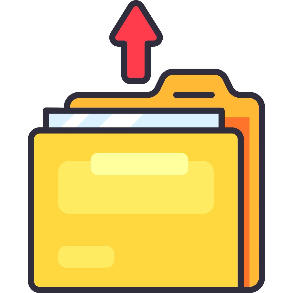 folder upload icon