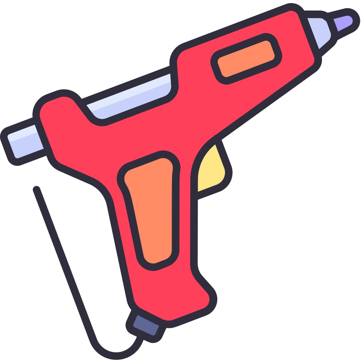 glue gun icon