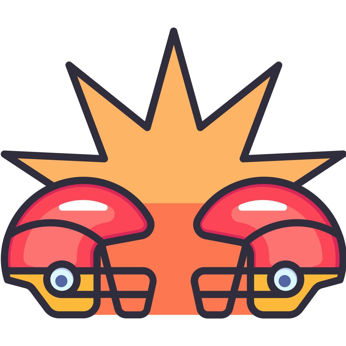 외부 경기 대 미국 축구 구피 컬러 케리스 메이커 icon