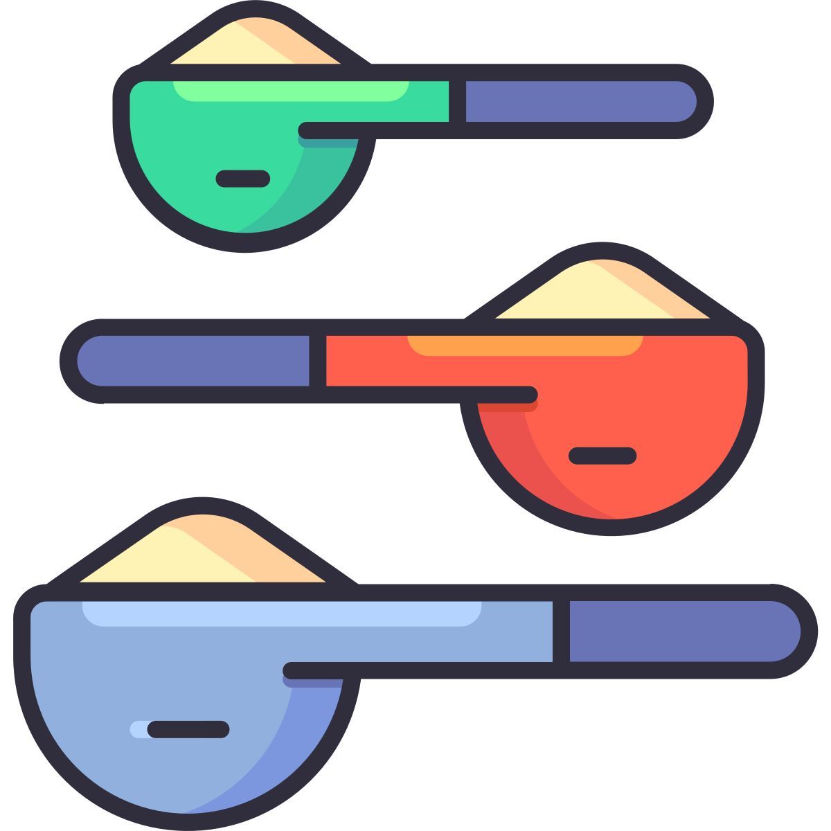 measuring spoons icon