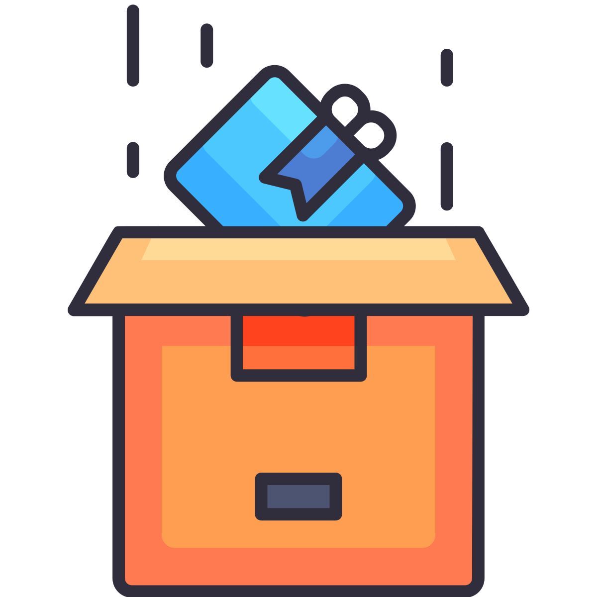 boîte d'emballage icon