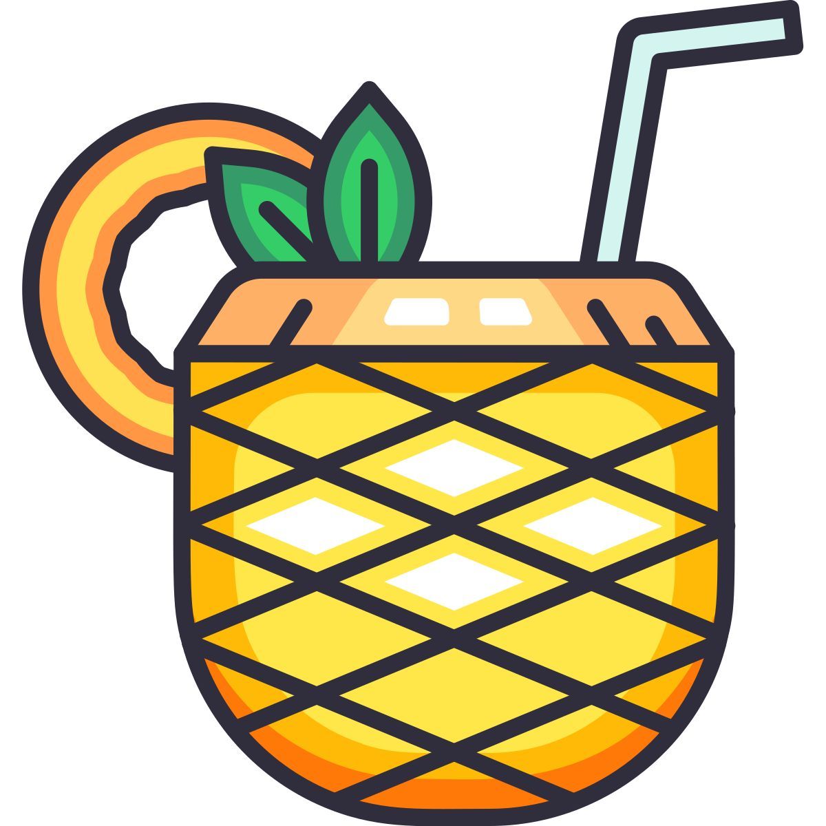 pina colada icon