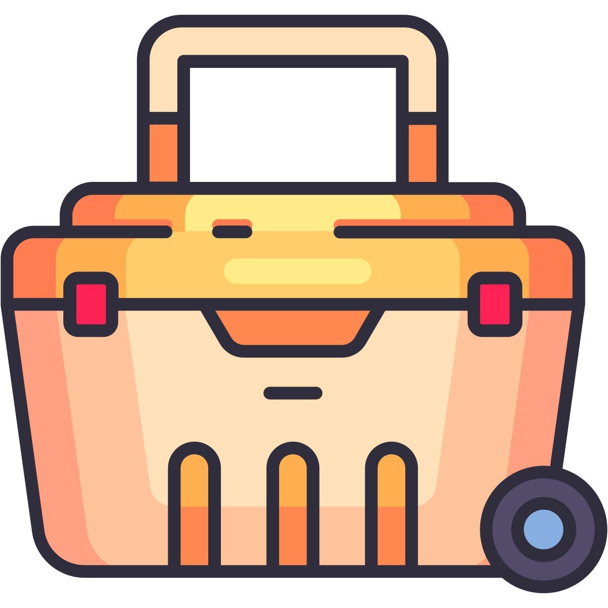 portable fridge icon