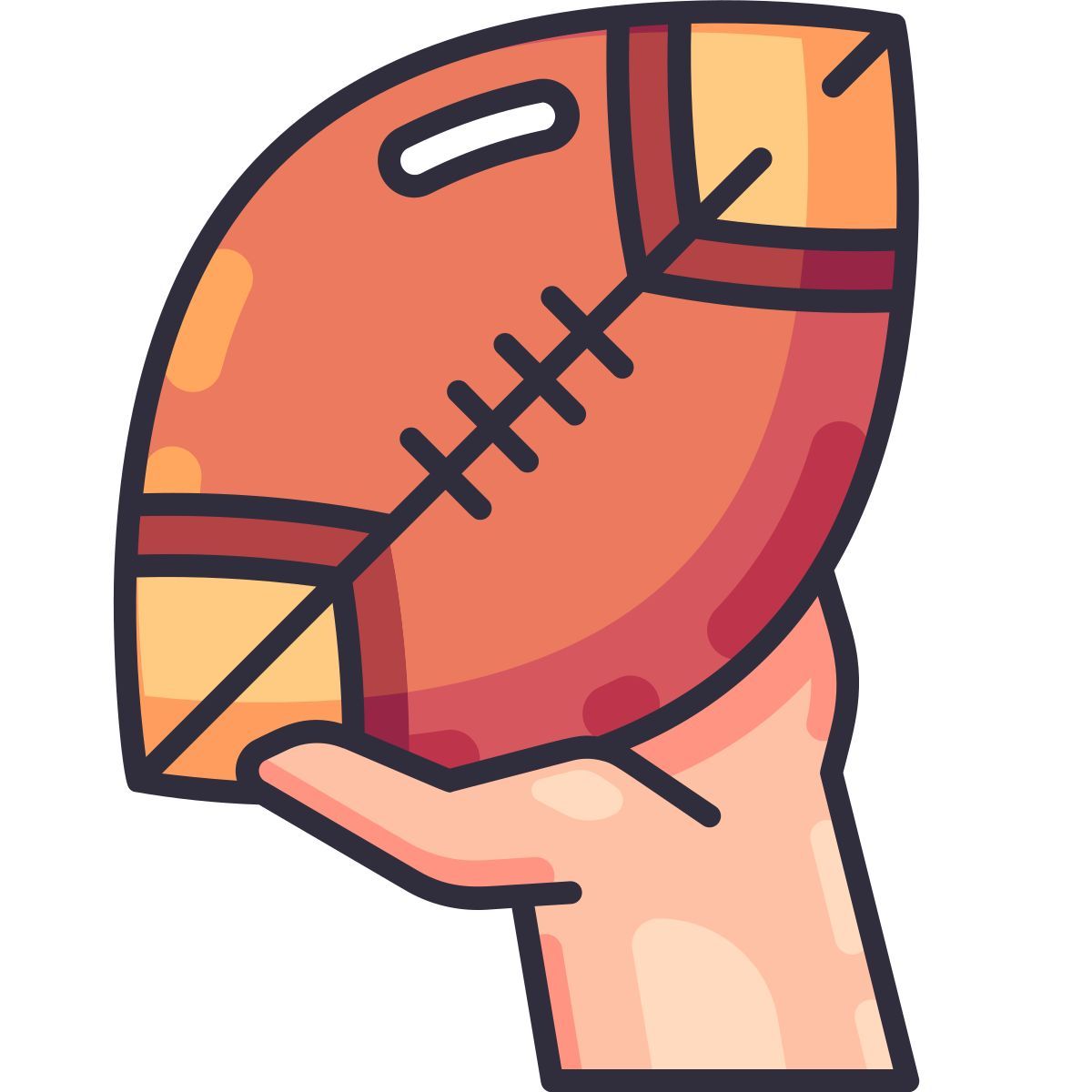 quarterback throw icon