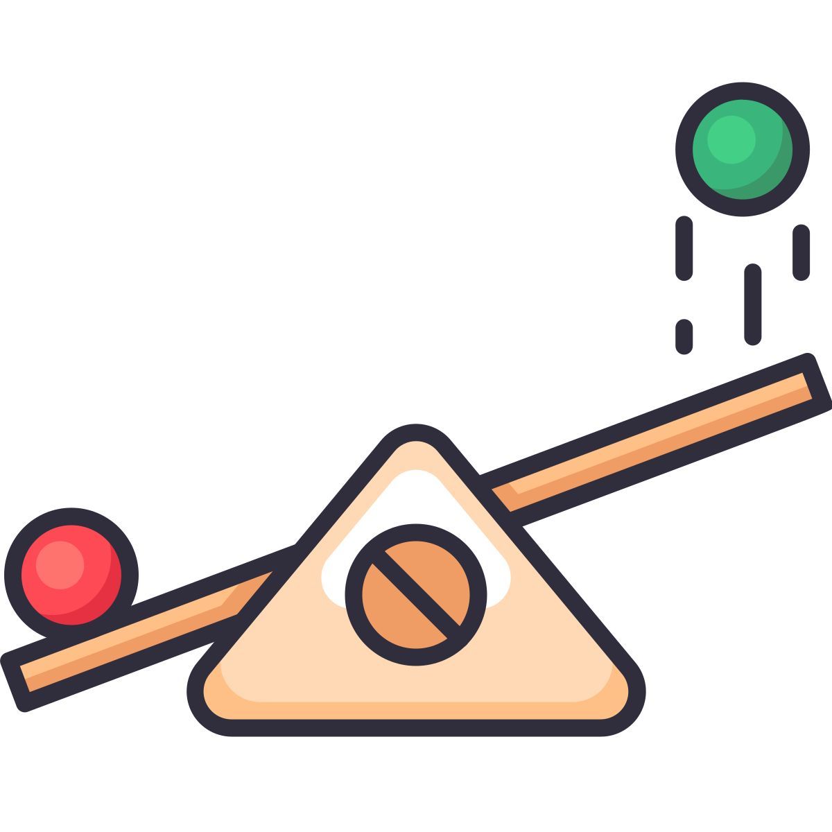 seesaw momentum icon