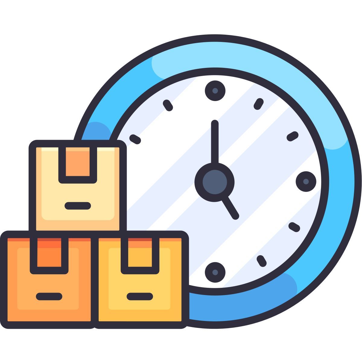 time logistic icon