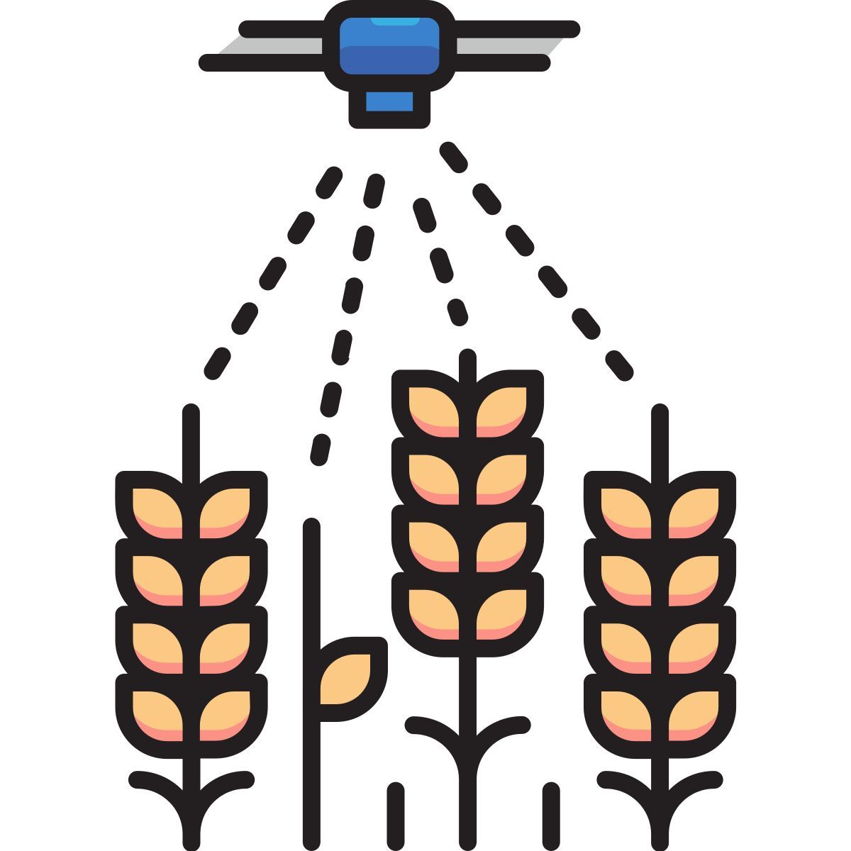 top watering system icon