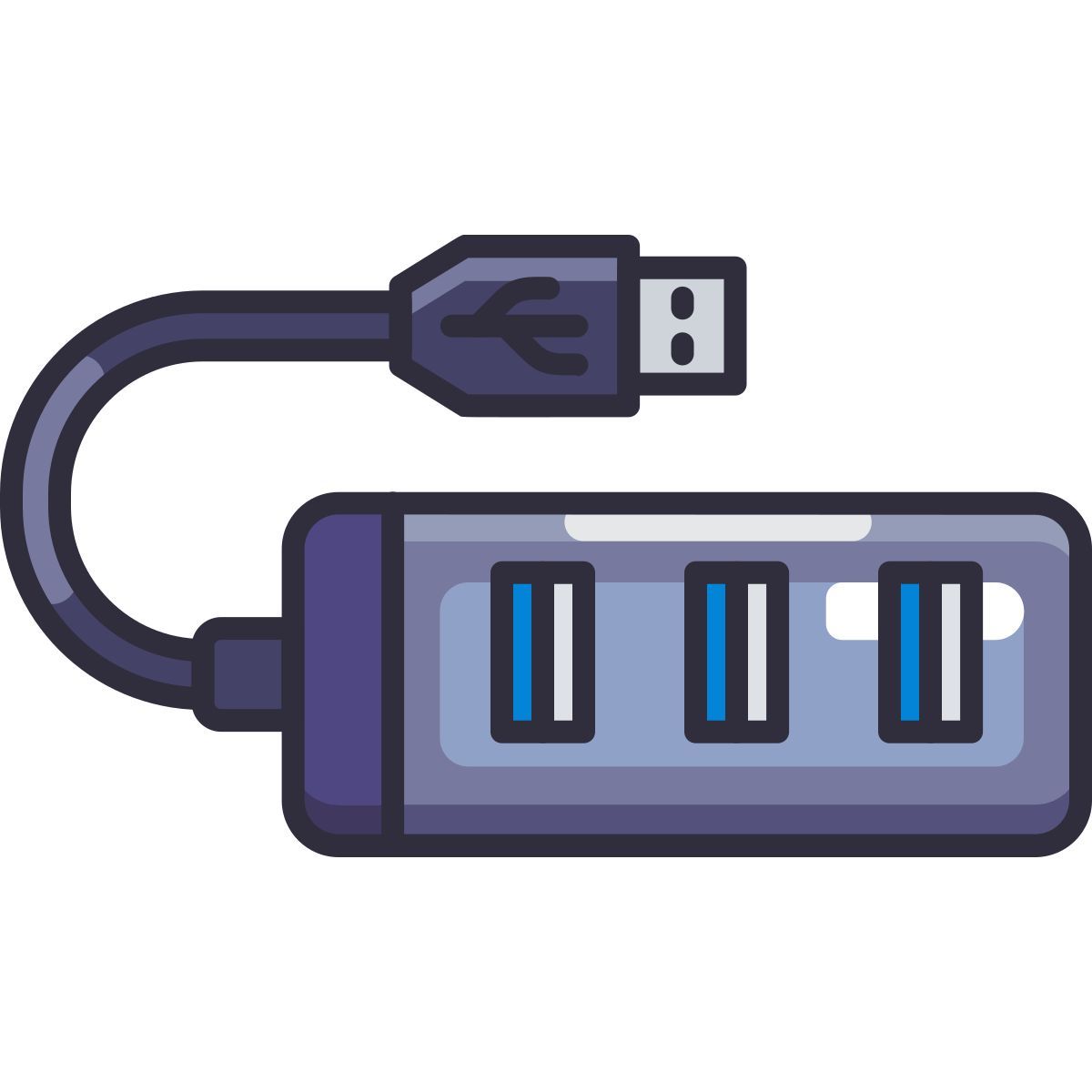 usb hub icon
