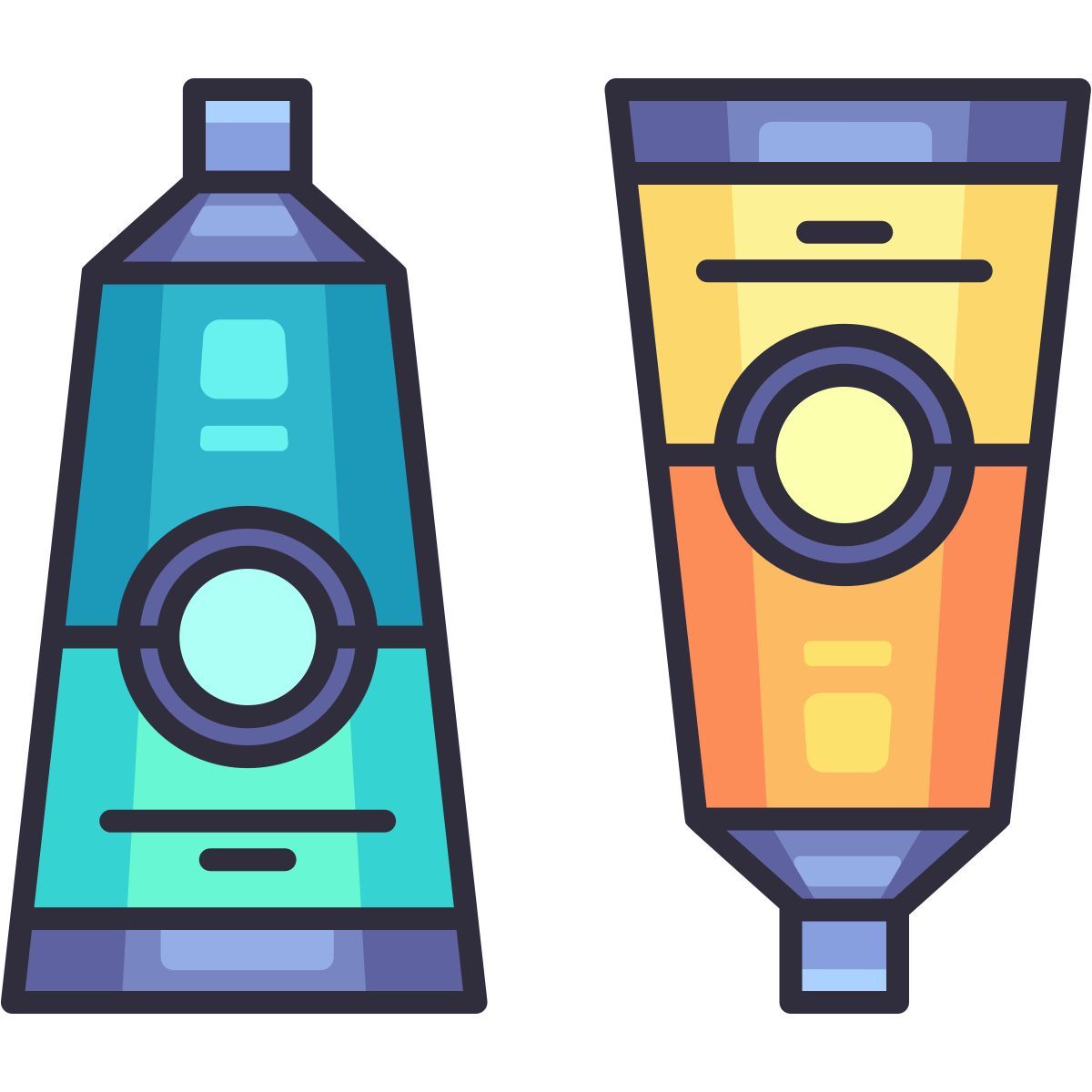 water color paste icon