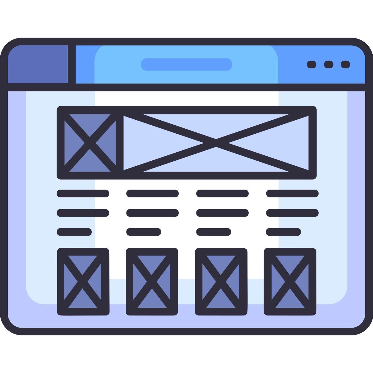 wireframe icon