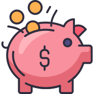 external Piggy-Bank-banking-goofy-color-kerismaker icon