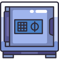 external Safebox-banking-goofy-color-kerismaker icon