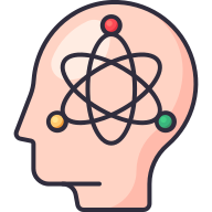 external Science-Head-science-goofy-color-kerismaker icon