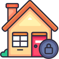 external Security-real-estate-goofy-color-kerismaker icon