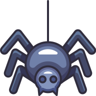 external Spider-halloween-goofy-color-kerismaker icon