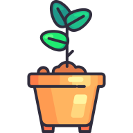 external Sprout-pot-gardening-goofy-color-kerismaker icon