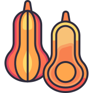 external Squash-vegetable-goofy-color-kerismaker icon