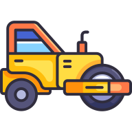 external Steamroller-construction-obivous-color-kerismaker icon