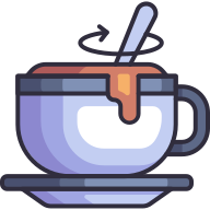 external Stirring-coffee-barista-goofy-color-kerismaker icon