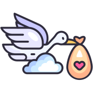 external Stork-baby-shower-goofy-color-kerismaker icon