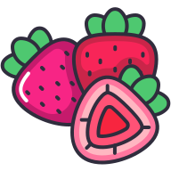 external Strawberry-fruit-goofy-color-kerismaker icon