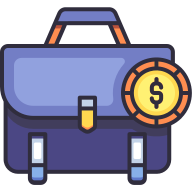 external Suitcase-finance-goofy-color-kerismaker icon