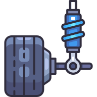 external Suspension-car-auto-parts-goofy-color-kerismaker icon