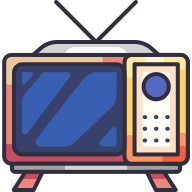 external TV-home-appliance-goofy-color-kerismaker icon