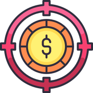 external Target-finance-goofy-color-kerismaker icon