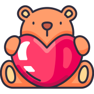 external Teddy-Bear-love-goofy-color-kerismaker icon