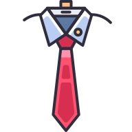 external Tie-business-goofy-color-kerismaker icon