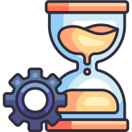 external Time-Management-business-goofy-color-kerismaker icon