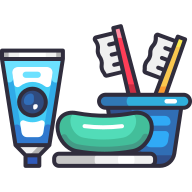 external Toiletris-groceries-goofy-color-kerismaker icon