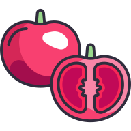 external Tomato-vegetable-goofy-color-kerismaker icon